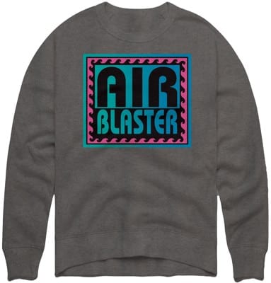 Airblaster Surf Stack Crew Sweatshirt - charcoal - view large