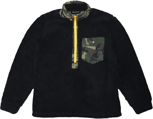 Airblaster Sherpa Half Zip Jacket - black - view large