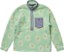 Airblaster Sherpa Half Zip Jacket - mint big daisy