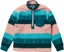 Airblaster Sherpa Half Zip Jacket - ocean blush stripe