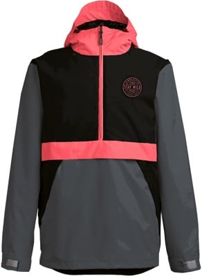 Airblaster Trenchover Jacket (Closeout) - black/hot coral - view large