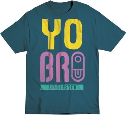 Airblaster Yo Bro T-Shirt - deep ocean - view large