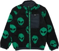 Airblaster Youth Double Puffling Reversible Fleece Jacket - big alien