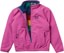 Airblaster Youth Double Puffling Reversible Fleece Jacket - rainbow stripe/pink - inside