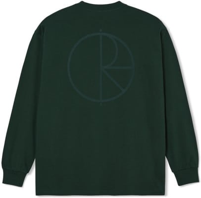 Polar Skate Co. Stroke Logo Jr. Long Sleeve T-Shirt - dark green - view large