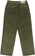 Polar Skate Co. 44! Corduroy Pants - uniform green - reverse