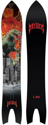値下！ラストチャンス！Mayhem LIBTECHxLOST 5’7” Puddle Jumper フィンもケースも含めて lib-tech-mayhem-libzilla-