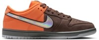 Nike SB Dunk Low Pro SB Skate Shoes - safety orange/wolfe grey