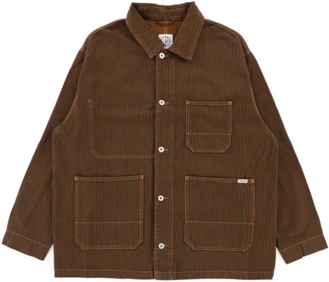 Polar Skate Co. Ezra Jacket - rust hickory stripe - view large