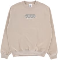 Polar Skate Co. Faces Crew Sweatshirt - taupe