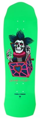 Powell Peralta Chris Hiett Skull 9.5 Skateboard Deck - green - view large