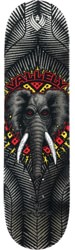 Powell Peralta Vallely Elephant 8.38 Flight K26 Shape Skateboard Deck - silver foil
