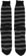 DG Hill Winter Thermal (2 Pack) Sock - black/grey stripe - reverse