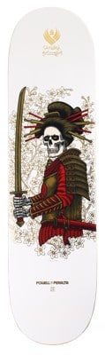 Powell Peralta Yosozumi Onna-Bugeisha Flight 8.25 Skateboard Deck - white/gold foil - view large