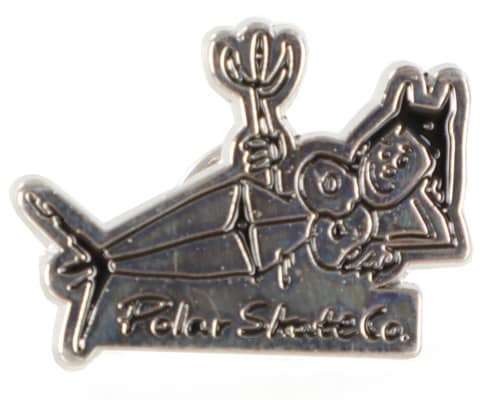 Polar Skate Co. Devil Woman Pin - silver/black - view large