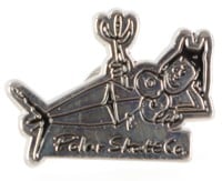 Polar Skate Co. Devil Woman Pin - silver/black