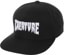 Creature Mono Logo Snapback Hat - black