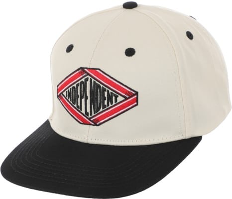 Independent Scroll 2 Snapback Hat - natural/black - view large