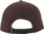 Independent Built To Grind Snapback Hat - chocolate - reverse