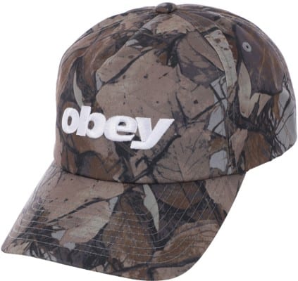 Obey Delta Snapback Hat - fence camo - view large