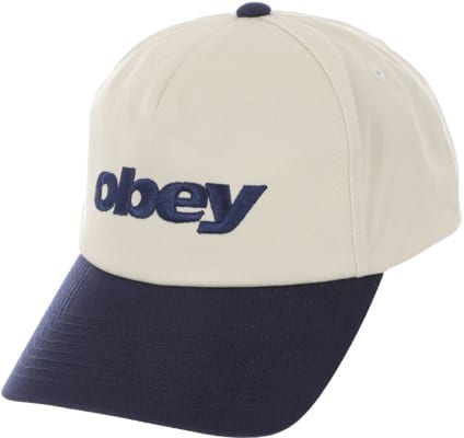 Obey Delta Snapback Hat - navy multi - view large