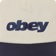 Obey Delta Snapback Hat - navy multi - front detail