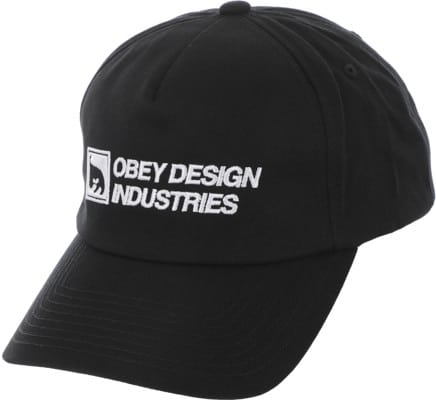 Obey Design Industries Strapback Hat - black - view large