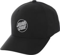 Santa Cruz Opus Dot Snapback Hat - black/white