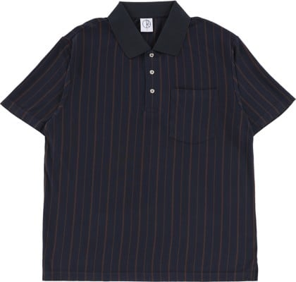 Polar Skate Co. Fancy Polo Shirt - navy/brown - view large