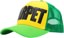Carpet Carpet Trucker Hat - green/yellow/red