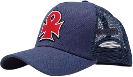Carpet Iron Ankh Trucker Hat - blue - view large