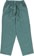 Polar Skate Co. No Comply Surf Pants - mallard green - reverse