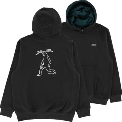 Adidas Gonz Head Hoodie - black/aurora ivy - view large