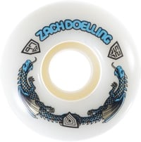 Powell Peralta Doelling Pro Dragon Formula V1 Narrow Ride Patch Skateboard Wheels - white (97a)