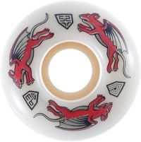 Powell Peralta Nano Rat Dragon Formula V4 Skateboard Wheels - white/red (93a)