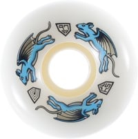 Powell Peralta Nano Rat Dragon Formula V6 Skateboard Wheels - white/blue (97a)