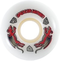 Powell Peralta Semien Pro Nano Rats AV5 Medium Ride Patch Skateboard Wheels - off white (93a)