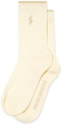 Polar Skate Co. No Complies Forever Business Sock - cloud white