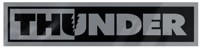 Thunder Bolts MD Sticker - silver
