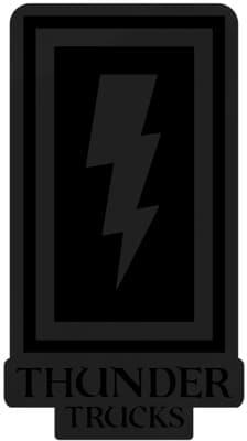 Thunder Boxed Bolt Sticker - black - view large