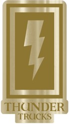 Thunder Boxed Bolt Sticker - gold