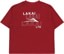 Lakai Lakai x MACBALIFE T-Shirt - red - reverse