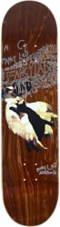 Fancy Lad Cats Feeding 8.1 Skateboard Deck - brown