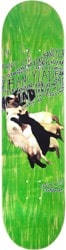 Fancy Lad Cats Feeding 8.1 Skateboard Deck - green