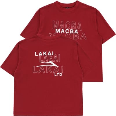 Lakai Lakai x MACBALIFE T-Shirt - red - view large