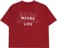 Lakai Lakai x MACBALIFE T-Shirt - red - front