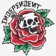 Independent Dressen Skull Rose T-Shirt - white - reverse detail