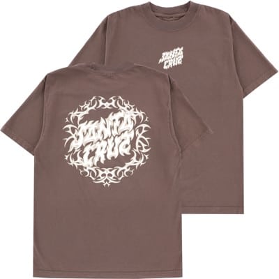 Santa Cruz Razor Dot Center T-Shirt - mocha - view large