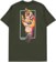 Santa Cruz Wooten Dystopia T-Shirt - hunter green - reverse