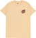Santa Cruz Roskopp Screaming Five T-Shirt - vegas gold - front
